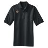Heavyweight Cotton Pique Polo with Pocket Thumbnail
