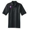 Heavyweight Cotton Pique Polo with Pocket Thumbnail