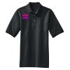 Heavyweight Cotton Pique Polo with Pocket Thumbnail