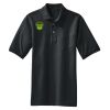 Heavyweight Cotton Pique Polo with Pocket Thumbnail