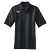 Heavyweight Cotton Pique Polo with Pocket Thumbnail