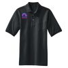 Heavyweight Cotton Pique Polo with Pocket Thumbnail