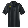 Heavyweight Cotton Pique Polo with Pocket Thumbnail
