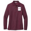 Ladies Silk Touch Long Sleeve Polo Thumbnail