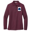 Ladies Silk Touch Long Sleeve Polo Thumbnail