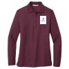 Ladies Silk Touch Long Sleeve Polo Thumbnail