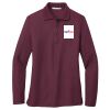Ladies Silk Touch Long Sleeve Polo Thumbnail