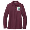 Ladies Silk Touch Long Sleeve Polo Thumbnail