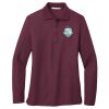 Ladies Silk Touch Long Sleeve Polo Thumbnail