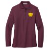Ladies Silk Touch Long Sleeve Polo Thumbnail